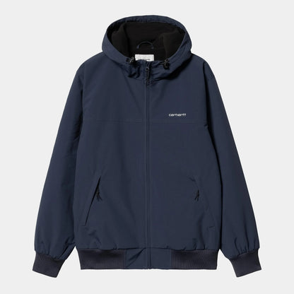 Veste Carhartt Wip HOODED SAIL JACKET Blue White