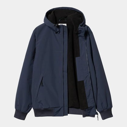 Veste Carhartt Wip HOODED SAIL JACKET Blue White