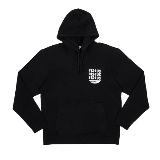 Kisses Skateboards Hoodie CAP D AGDE Black
