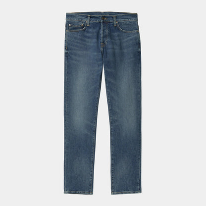Jean Carhartt Wip KLONDIKE PANT Blue Mid Used Wash