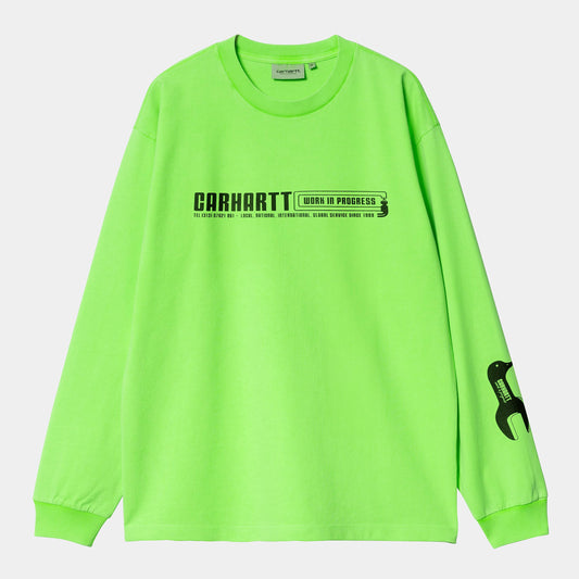 INDUSTRY L/S TEE Lumo Green