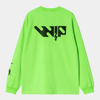 T Shirt Carhartt Wip INDUSTRY L/S TEE Lumo Green