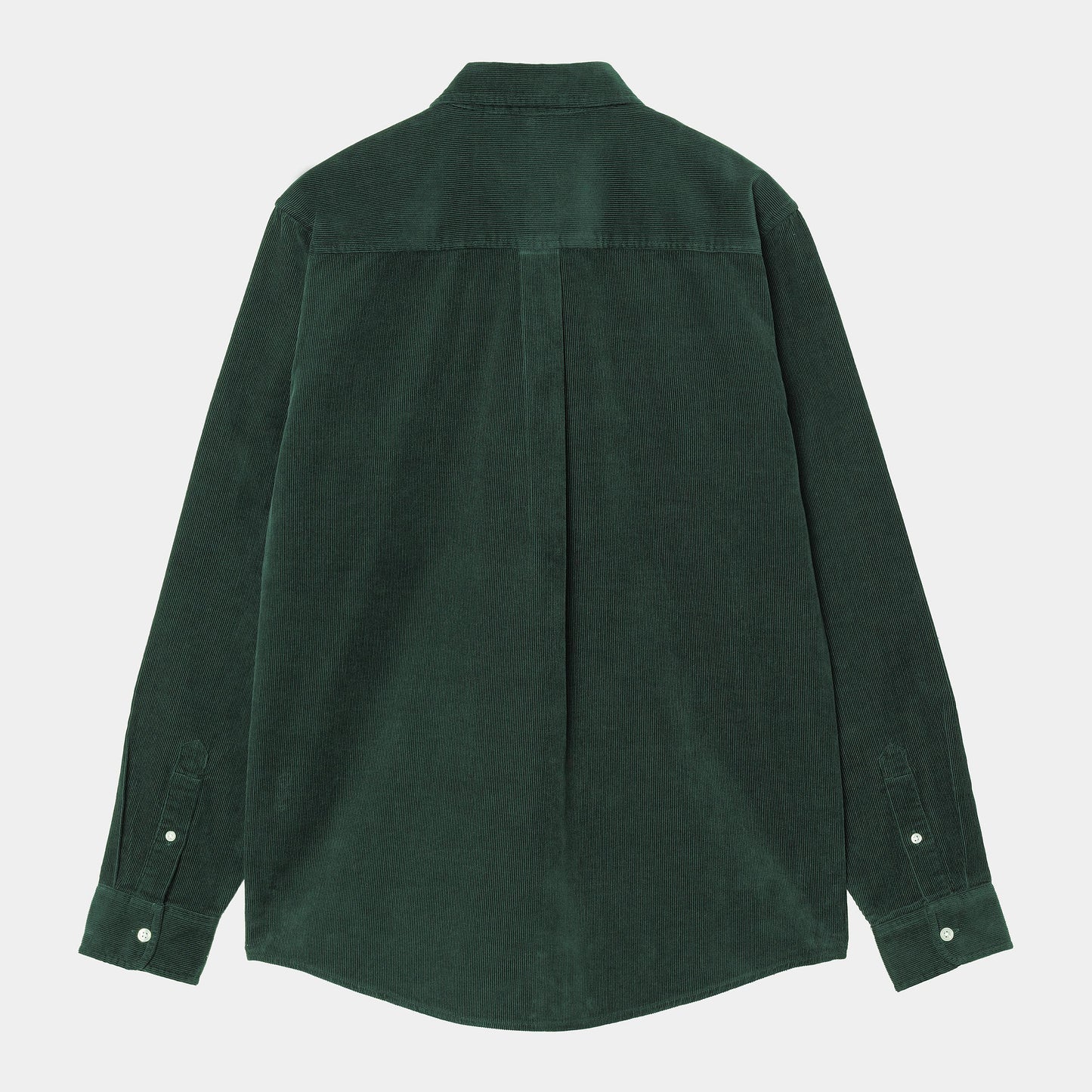 Chemise Carhartt Wip MADISON FINE CORD L/S SHIRT Conifer Wax