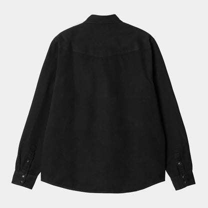 Chemise Carhartt Wip SANTA FE L/S SHIRT Black