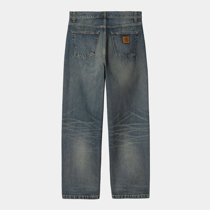 Jean Carhartt Wip LANDON PANT Blue Worn Used Wash