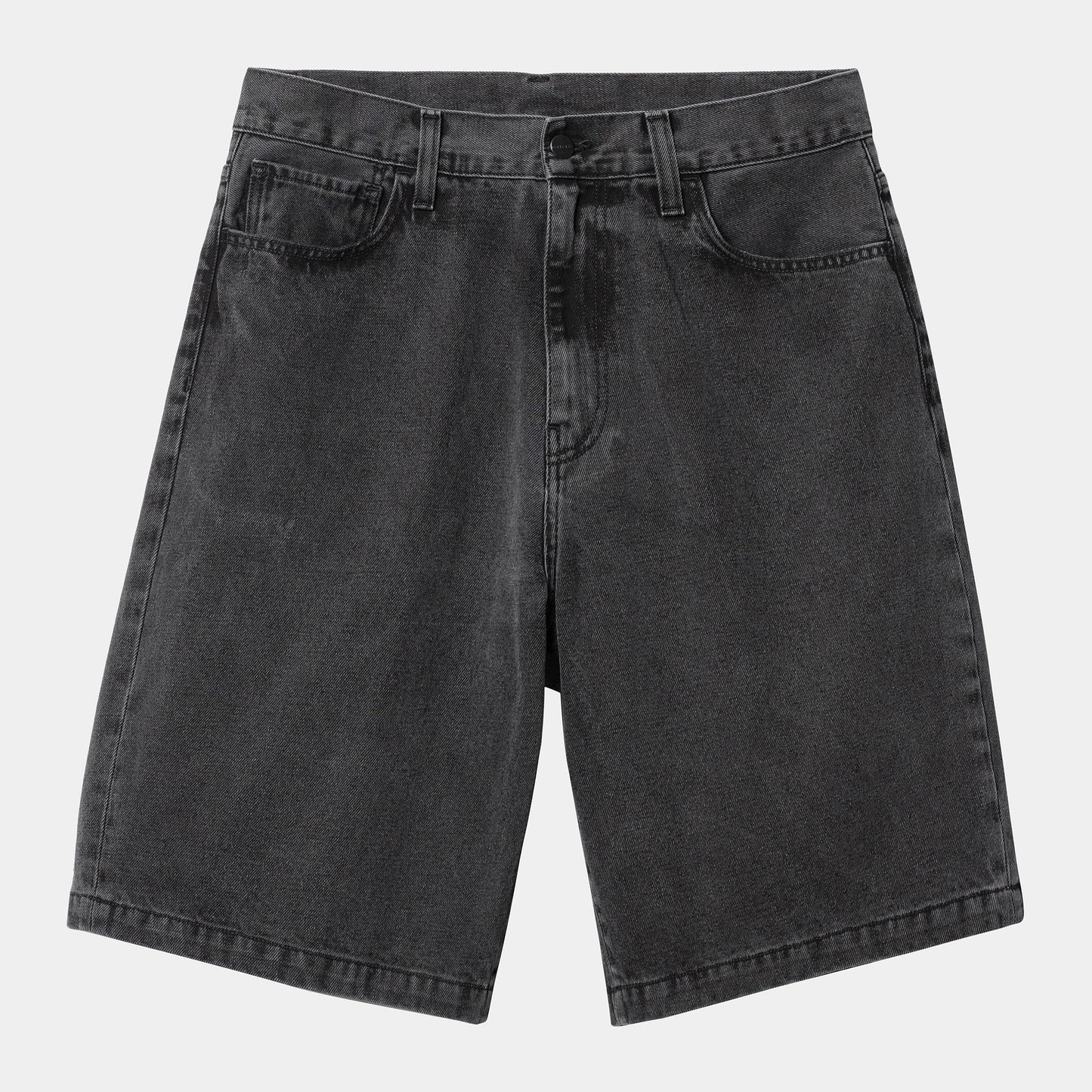 Short Carhartt Wip LANDON DENIM SHORT Black Heavy Stone Wash