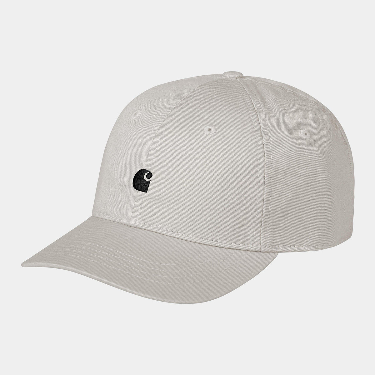Casquette Carhartt Wip MADISON LOGO CAP Moonbeam Black