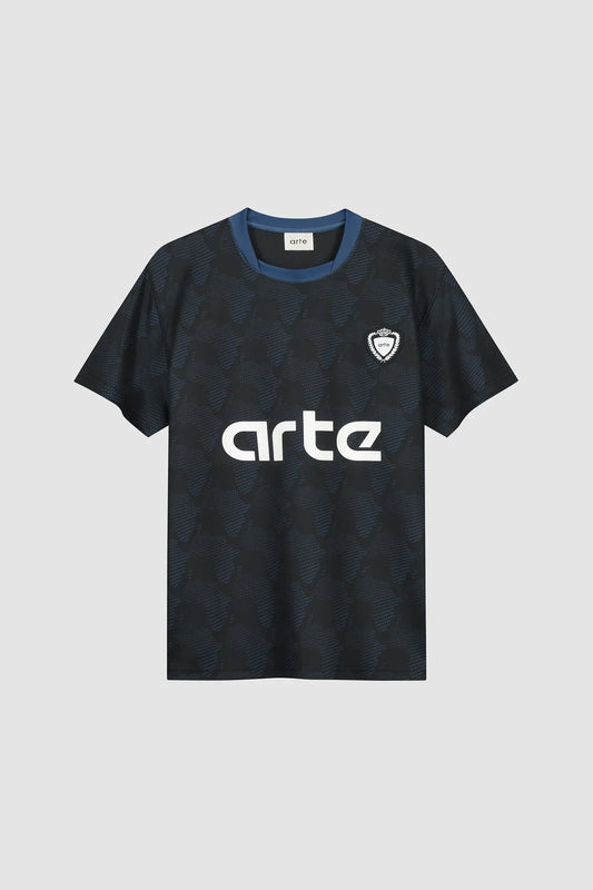 FOOTBALL SHIRT Black Navy
