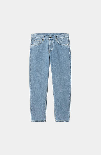 Jean Carhartt Wip NEWEL PANT Blue Stone Bleached