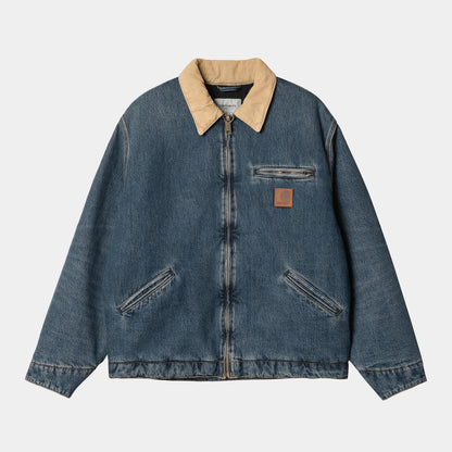 Veste Carhartt Wip OG DETROIT JACKET Blue Dusty H Brown