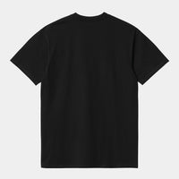 T Shirt Carhartt Wip AMERICAN SCRIPT S/S TEE BLACK