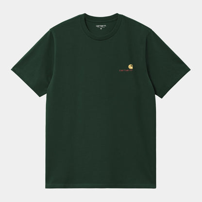 T Shirt Carhartt Wip AMERICAN SCRIPT S/S TEE Conifer