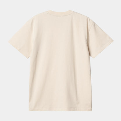 T Shirt Carhartt Wip AMERICAN SCRIPT S/S TEE Natural