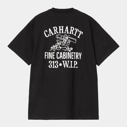 T Shirt Carhartt Wip CABINETRY S/S TEE Black