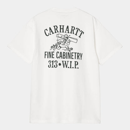 T Shirt Carhartt Wip CABINETRY S/S TEE White