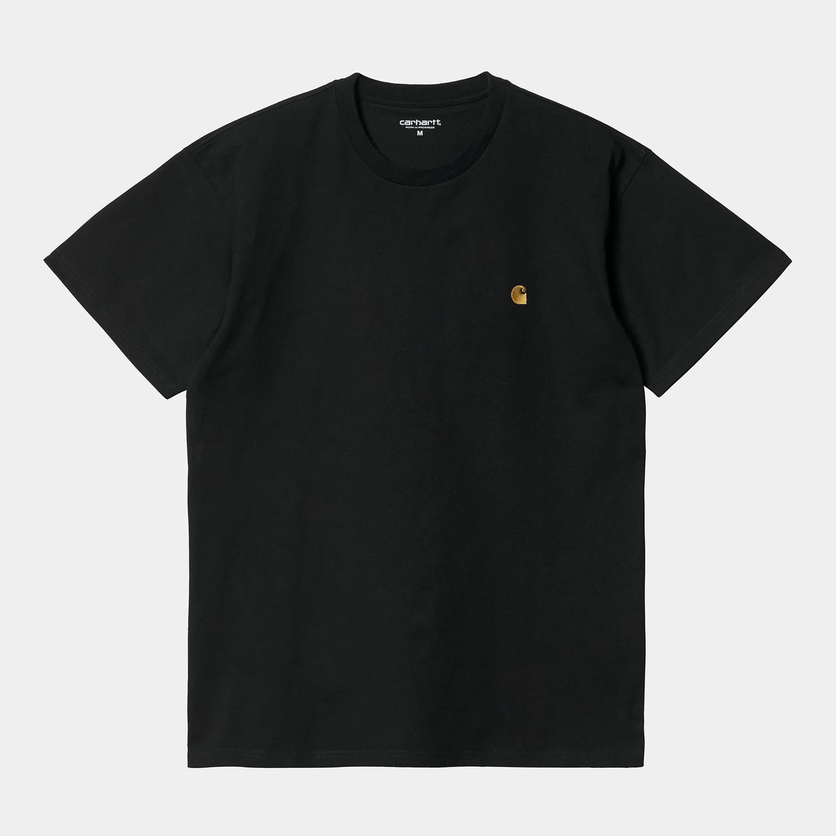 T Shirt Carhartt Wip CHASE S/S TEE Black Gold