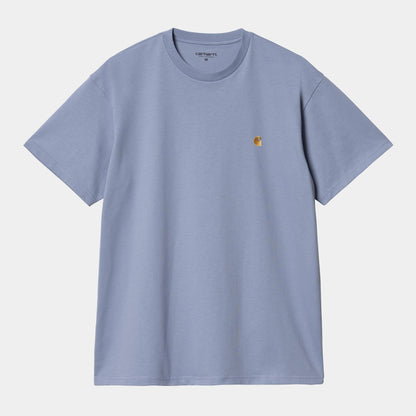T Shirt Carhartt Wip CHASE S/S TEE Charm Blue Gold