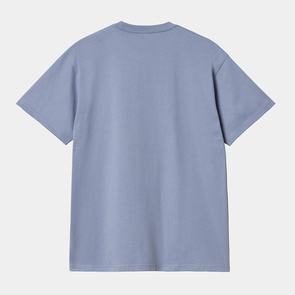 T Shirt Carhartt Wip CHASE S/S TEE Charm Blue Gold