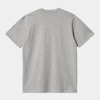 T Shirt Carhartt Wip CHASE S/S TEE Grey Heather Gold