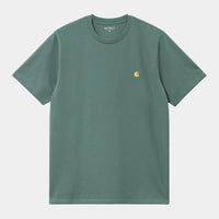 T Shirt Carhartt Wip CHASE S/S TEE Silver Pine