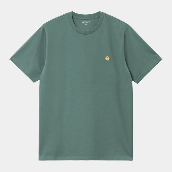 T Shirt Carhartt Wip CHASE S/S TEE Silver Pine — Carhartt wip
