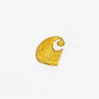T Shirt Carhartt Wip CHASE S/S TEE White Gold