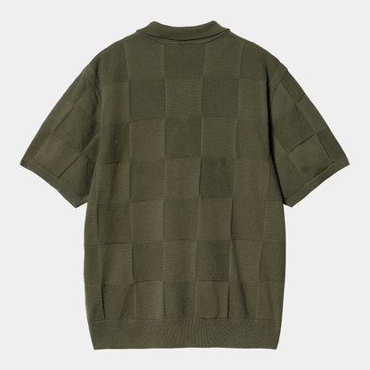 T Shirt Carhartt Wip CHECKER S/S POLO Dollar Green