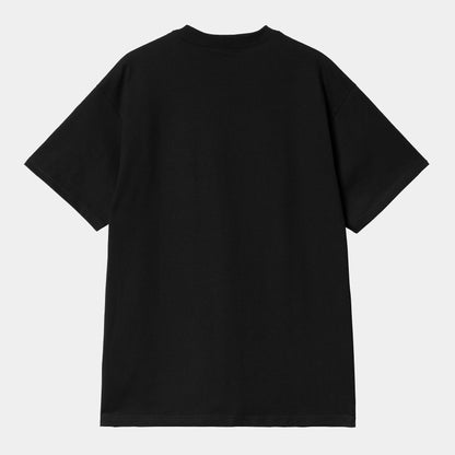 T Shirt Carhartt Wip FRAGMENTS POCKET S/S TEE Black White