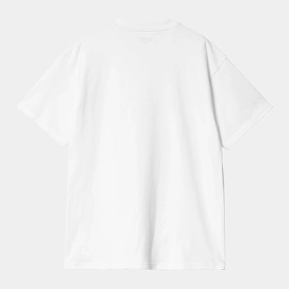 T Shirt Carhartt Wip FRAGMENTS POCKET S/S TEE White Black