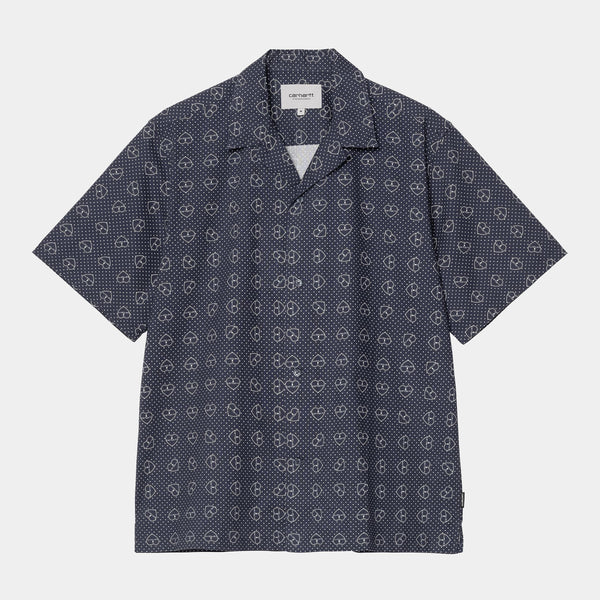 Chemise Carhartt Wip FUROSHIKI S/S SHIRT Blue — Carhartt wip
