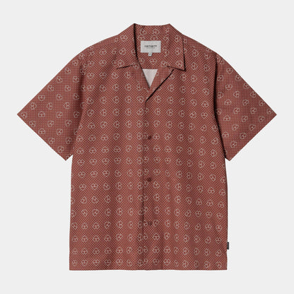 Chemise Carhartt Wip FUROSHIKI S/S SHIRT Henna