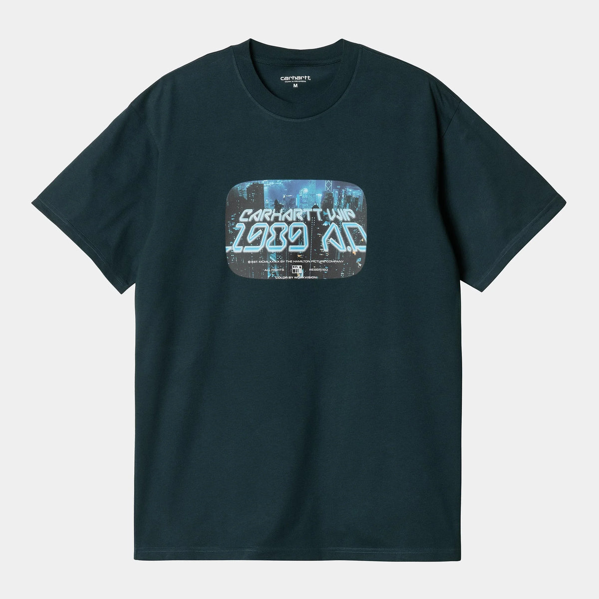 T Shirt Carhartt Wip GREATEST FLICKS S/S TEE Deep Lagoon