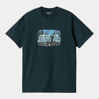 T Shirt Carhartt Wip GREATEST FLICKS S/S TEE Deep Lagoon