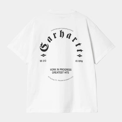 T Shirt Carhartt Wip GREATEST HITS S/S TEE White Black