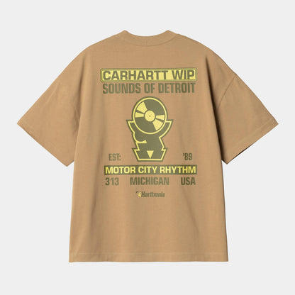 T Shirt Carhartt Wip HARTTRONIX S/S TEE Dusty H Brown