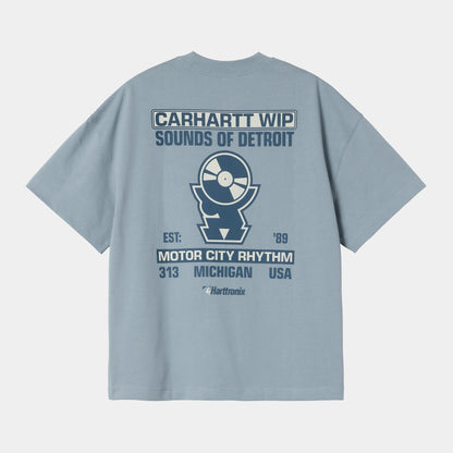 T Shirt Carhartt Wip HARTTRONIX S/S TEE Frosted Blue
