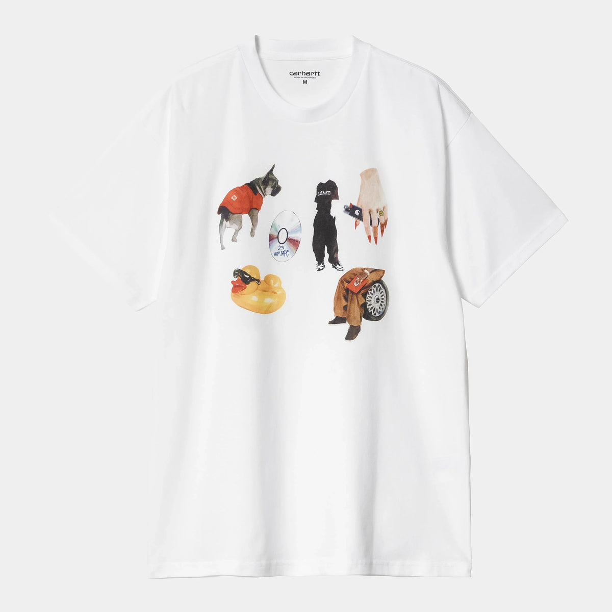 T Shirt Carhartt Wip JACOB ROCHESTER S/S TEE White