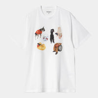 T Shirt Carhartt Wip JACOB ROCHESTER S/S TEE White