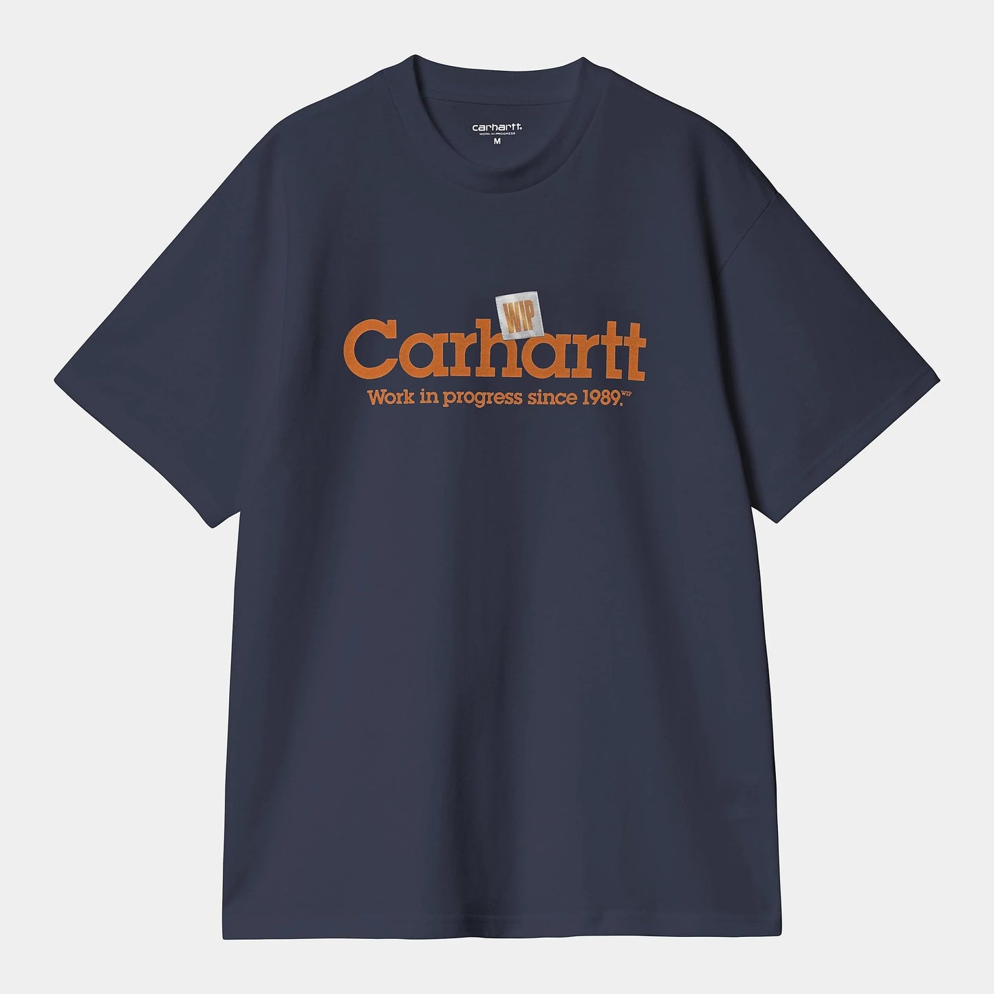 LABEL SCRIPT S/S TEE Blue - Uptown 42