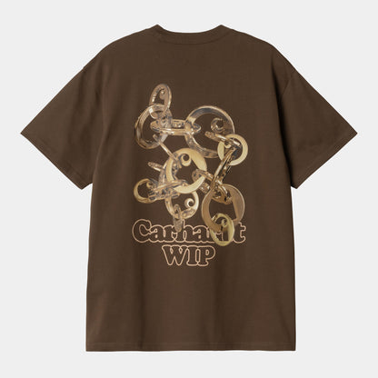 T Shirt Carhartt Wip LINKED CHARMS S/S TEE Liberica Gold