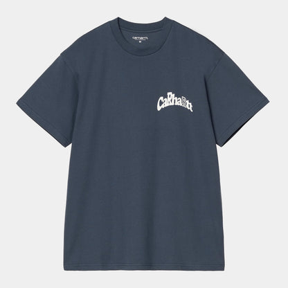 T Shirt Carhartt Wip LOGO S/S TEE Dusky Blue