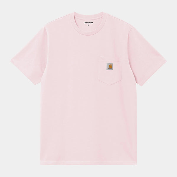 T Shirt Carhartt Wip POCKET S/S TEE Air Pink — Carhartt wip