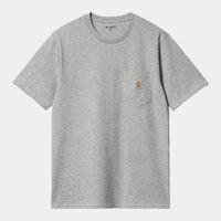 T Shirt Carhartt Wip POCKET S/S TEE Grey Heather