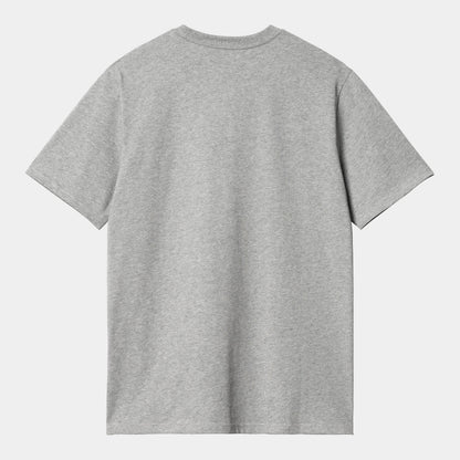 T Shirt Carhartt Wip POCKET S/S TEE Grey Heather