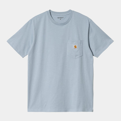 T Shirt Carhartt Wip POCKET S/S TEE Misty Sky
