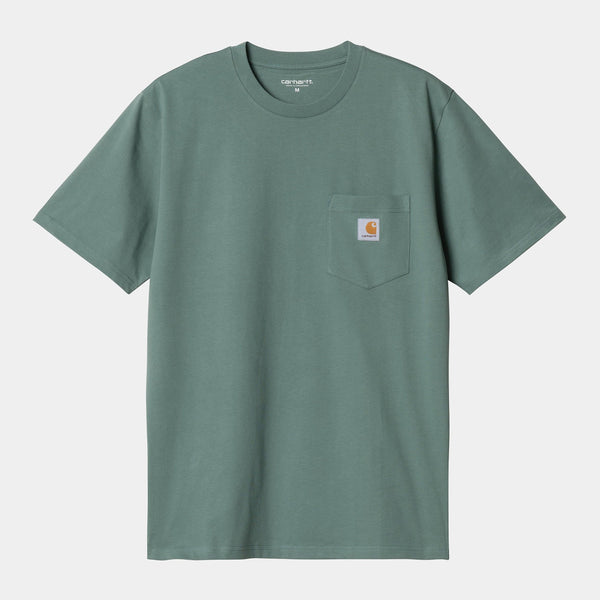 T Shirt Carhartt Wip POCKET S/S TEE Silver Pine — Carhartt wip