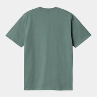 T Shirt Carhartt Wip POCKET S/S TEE Silver Pine