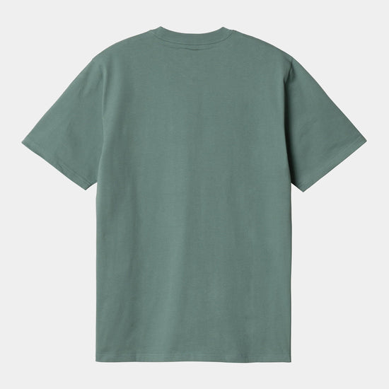 T Shirt Carhartt Wip POCKET S/S TEE Silver Pine