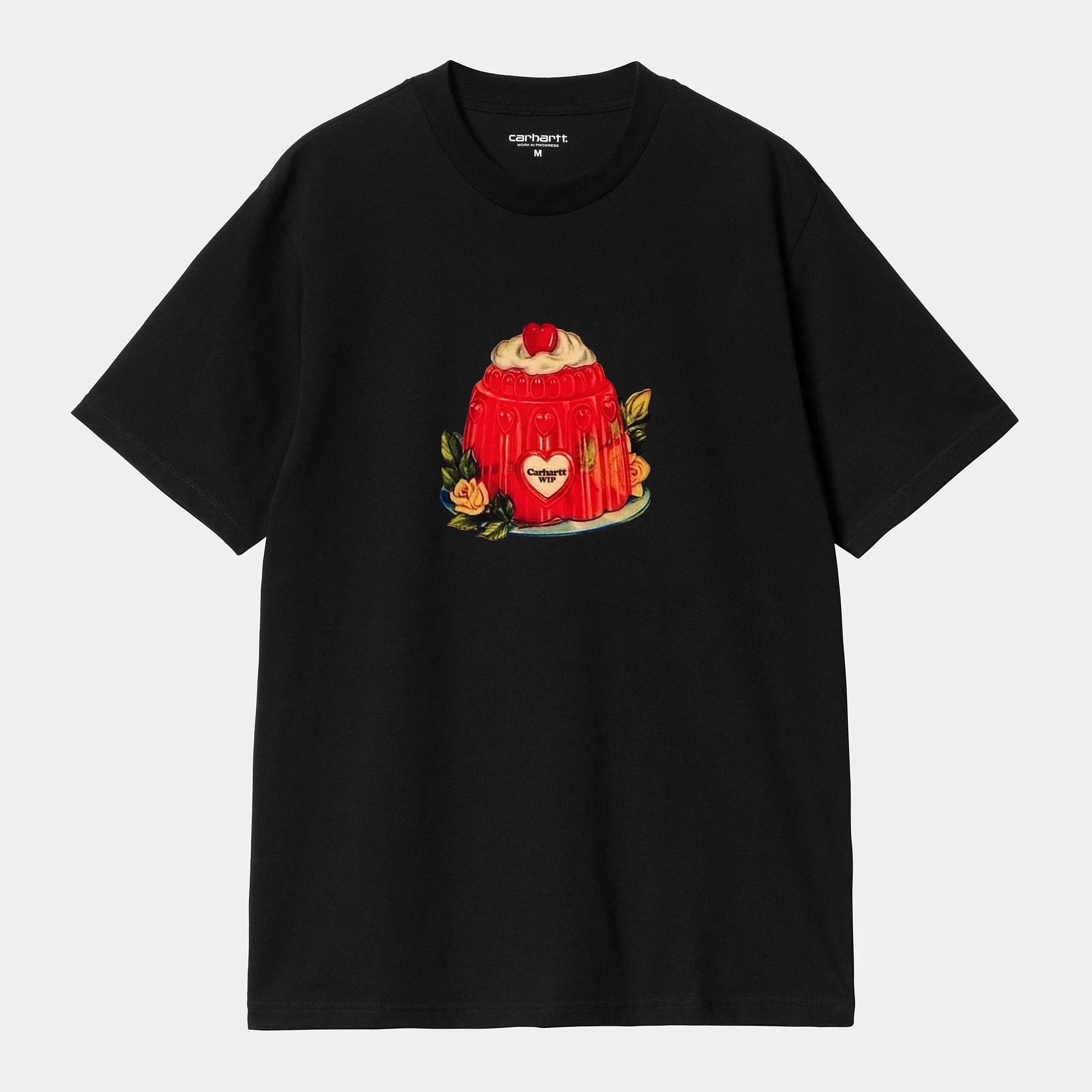 PUDDING S/S TEE Black - Uptown 42