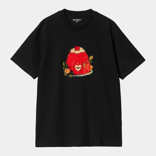 PUDDING S/S TEE Black - Uptown 42